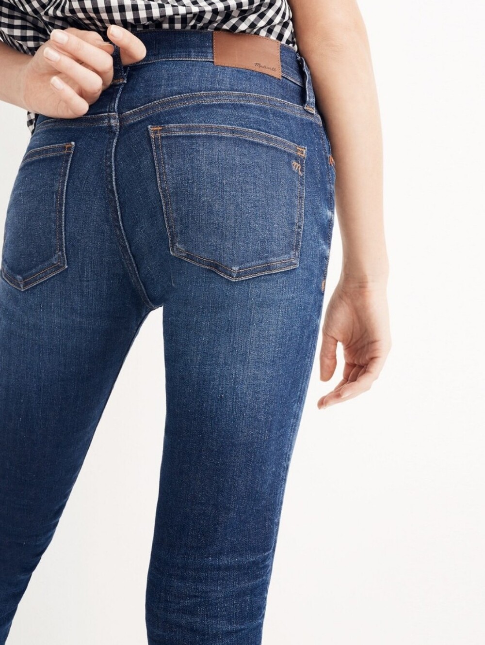 Madewell 8” Skinny  Jeans Ames Wash Size 26 Blue Stretch Denim
